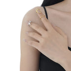 Unregelmäßiger Filigrandrahtring R1127