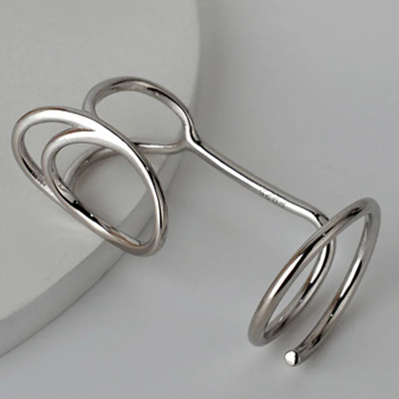 Unregelmäßiger Filigrandrahtring R1127