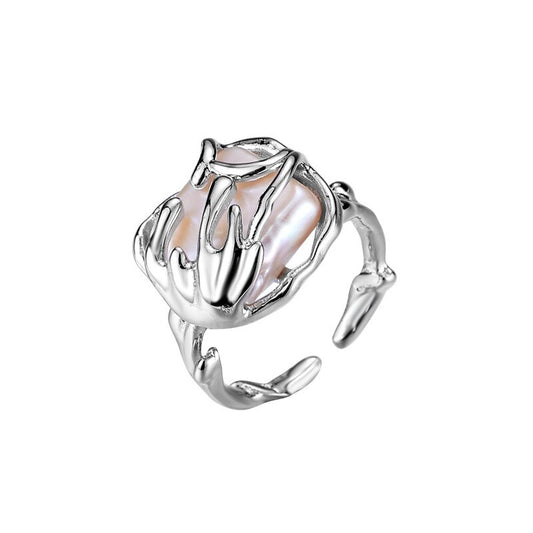 Französischer Chic Barockperlenring R1226