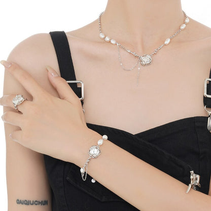 Französischer Chic Barockperlenring R1226