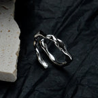Ring mit unregelmäßigem Alien-Muster R124