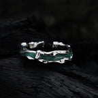 Unregelmäßiger Emaille-Ring R1227