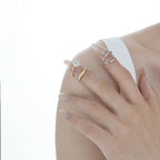 Unregelmäßiger Draht Abstrakter Ring R1116