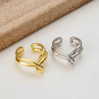 Offener Liquid Twist Ring R1131