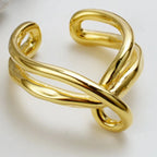 Offener Liquid Twist Ring R1131