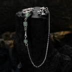 Lange Jade-Ohrmanschette E1152, 1 Stück