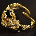 Klobiger Ring mit Alien-Textur R1249