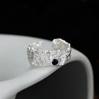 Mattierter, klobiger, unregelmäßiger Ring R1210