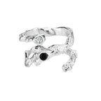 Alien-Ring mit Zirkonia-Verdrahtung R1209