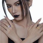 Ring mit mattiertem Zirkonia, R1251