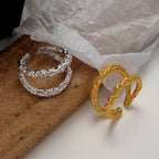 Dicker Draht Unregelmäßiger Ring R125