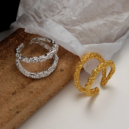 Dicker Draht Unregelmäßiger Ring R125