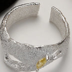 Unregelmäßiger Muster CZ Ring R1197