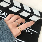 Offener Mobius-Band-Ring R1151