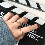 Offener Mobius-Band-Ring R1151