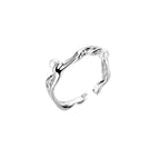Perlen Grobmuster Ring R1186