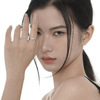 Perlen Grobmuster Ring R1186