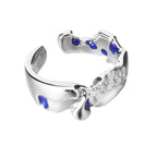 Klobiger Ring mit unregelmäßiger Textur R1254