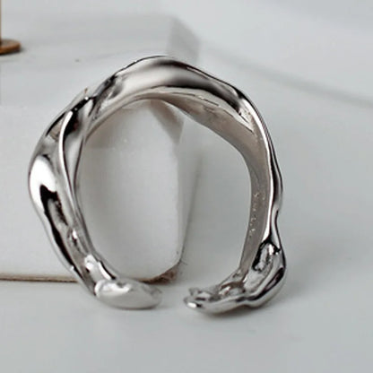 Offener Ring mit polierter Wurzel R1013