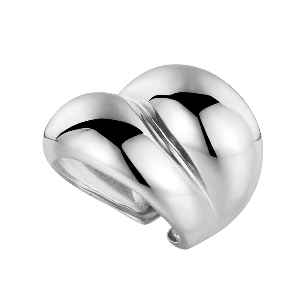 Breiter, klobiger Freiformring R1083