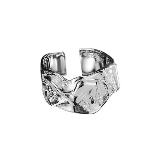 Breiter, flüssiger, unregelmäßiger Ring R1259