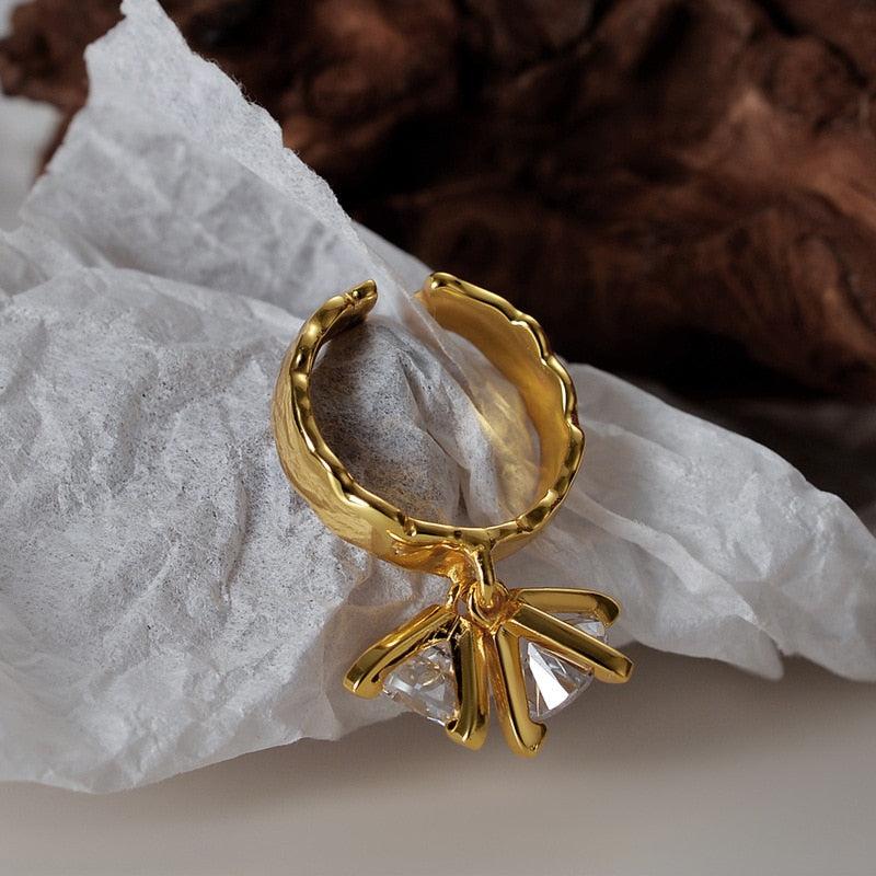 CZ Blumen-Ring R1088