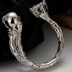 Unregelmäßiger Ring mit zerknitterter Textur R1091