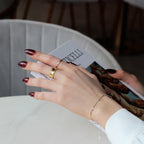 Breiter Ring mit Seilmuster R1142