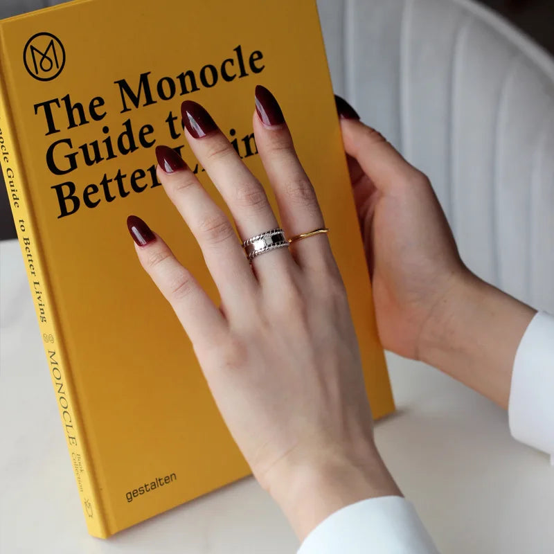 Breiter Ring mit Seilmuster R1142