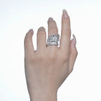 Breiter Ring mit robuster Textur R1040