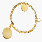 Scheiben Rolo Kettenarmband B1014