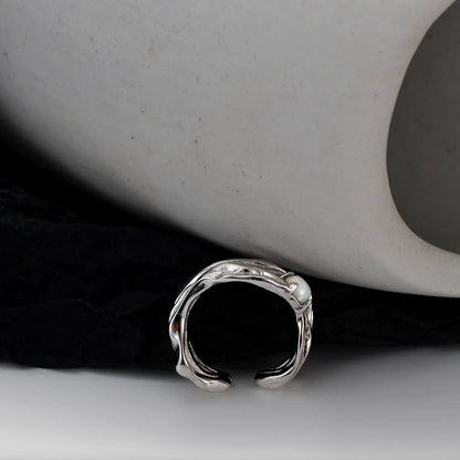 Opal Unregelmäßiger Ohrring E1134, 1 Stück