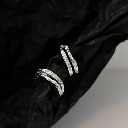 Ohrmanschette mit Zirkonia-Pavé E1115, 1 Stück