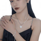 Barockperlen-Kabelkettenarmband B1027