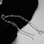 Barockperlen-Kabelkettenarmband B1027