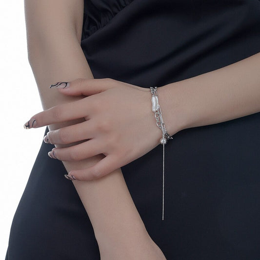 Barockperlen-Mehrkettenarmband B1028