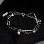 Mehrkettiges Barockperlenarmband B1034