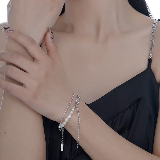 Barockperlen-Mehrkettenarmband B1035
