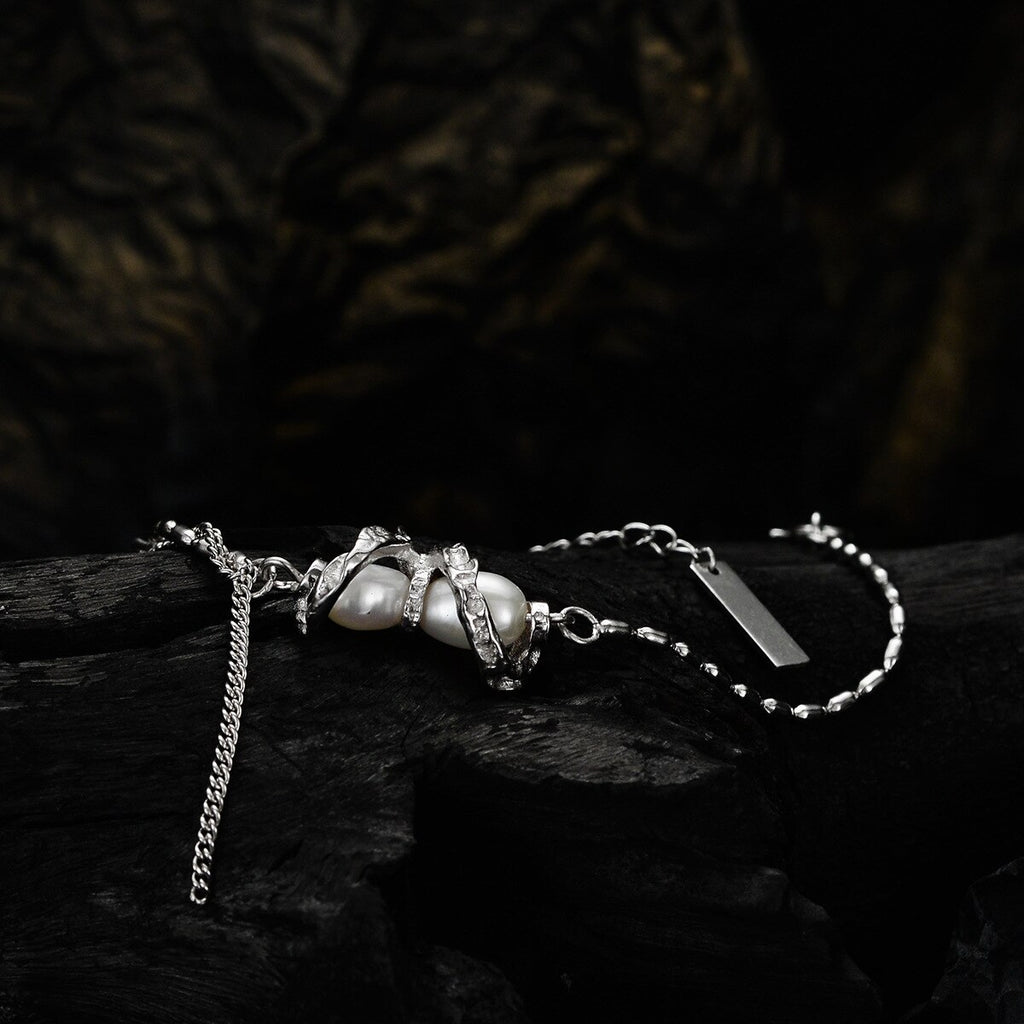 Barockperlen Quastenarmband B1000