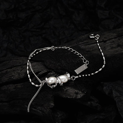 Barockperlen Quastenarmband B1000
