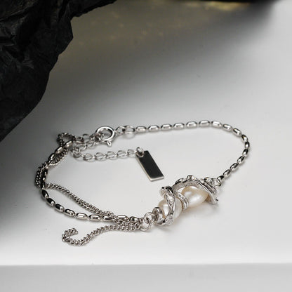 Barockperlen Quastenarmband B1000