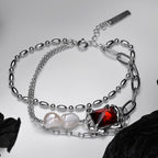 Barockperlen-Mehrkettenarmband B1031