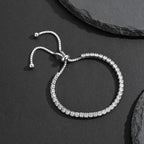 Bling CZ Schiebekettenarmband B1013