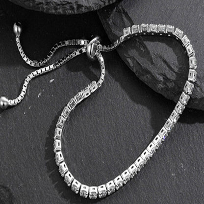 Bling CZ Schiebekettenarmband B1013