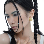 Ohrringe mit erodiertem Muster und gehämmertem Muster E1161