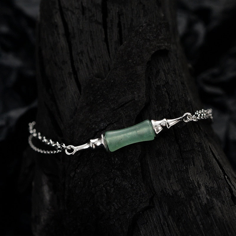 Jade Bambus Multi Ketten Armband B1017