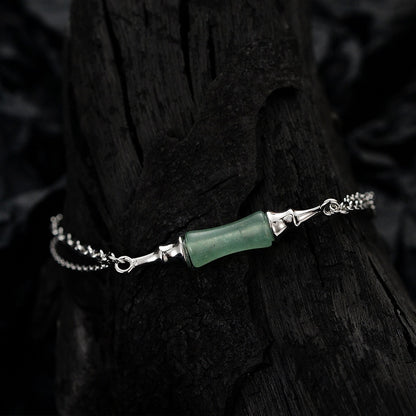 Jade Bambus Multi Ketten Armband B1017
