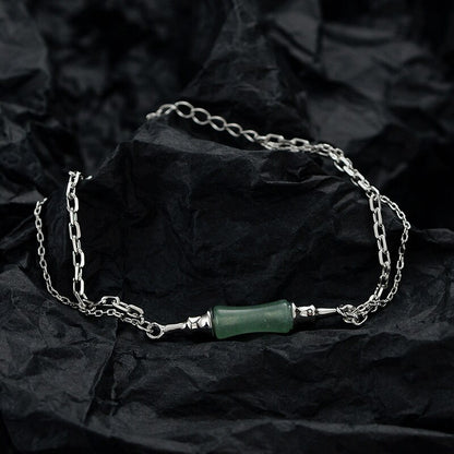 Jade Bambus Multi Ketten Armband B1017
