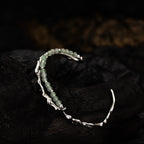 Jade Perlen Unregelmäßiger Armreif B1008