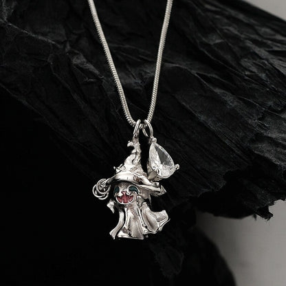 Halskette mit Spirit-Hexen-Anhänger N1004